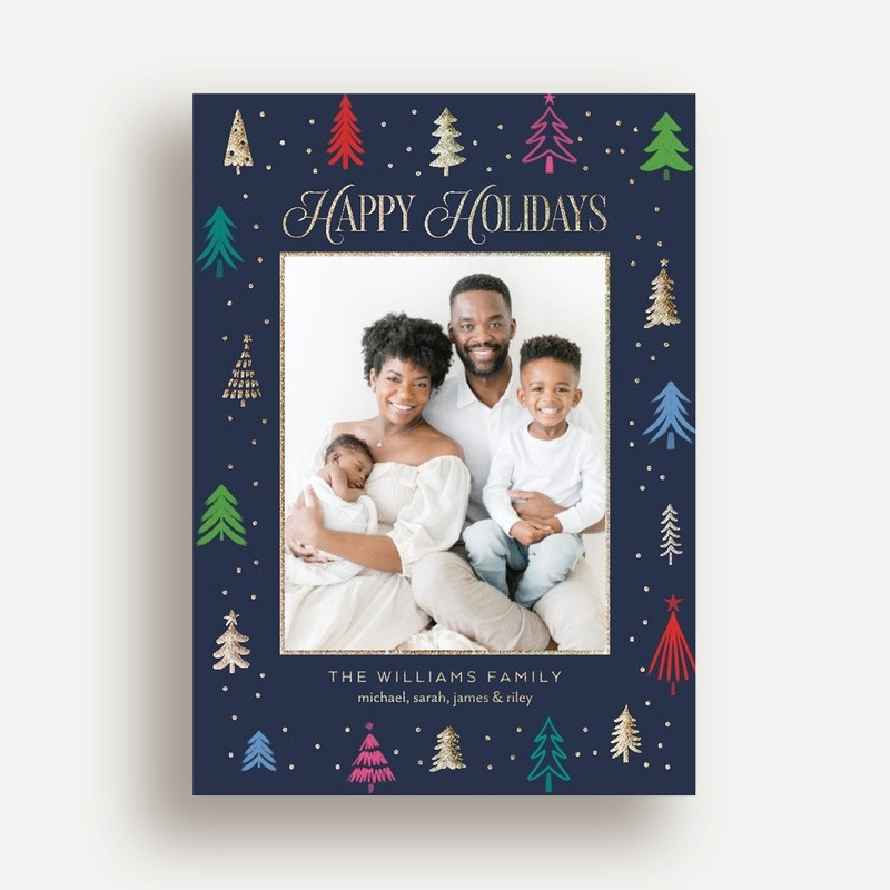 Festive Tree Border