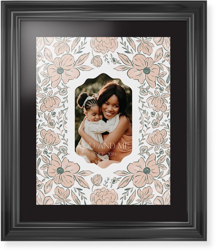 Orange Floral Wall Art for Kitchen