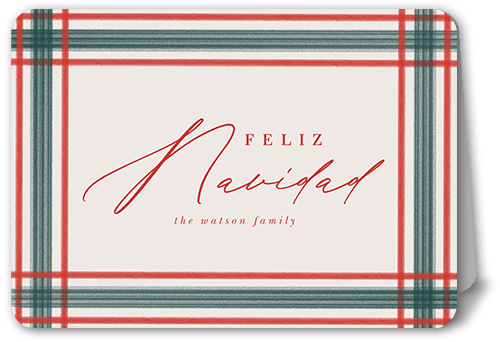Brushed Plaid Border