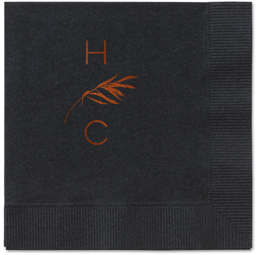 Black Napkins For Wedding Receptions
