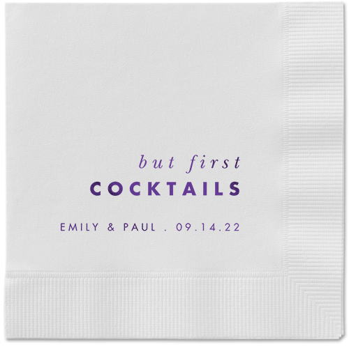 Personalized Rehearsal Dinner Napkins