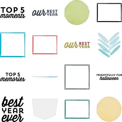 Painterly Year in Review 8x11 undefined  Premium Album