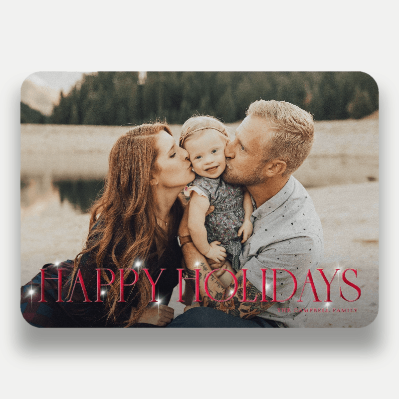 Soft Flare Holiday Card