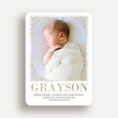 Shimmering Baby Borders