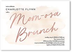 Baby Brunch Brushstrokes
