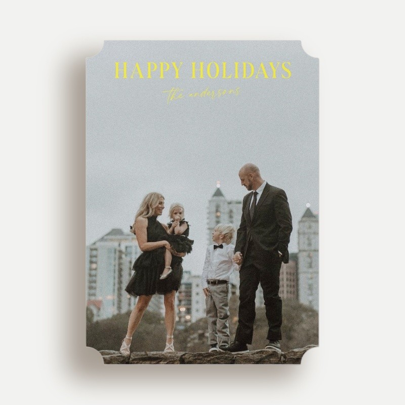 Bright Statement Holiday Card