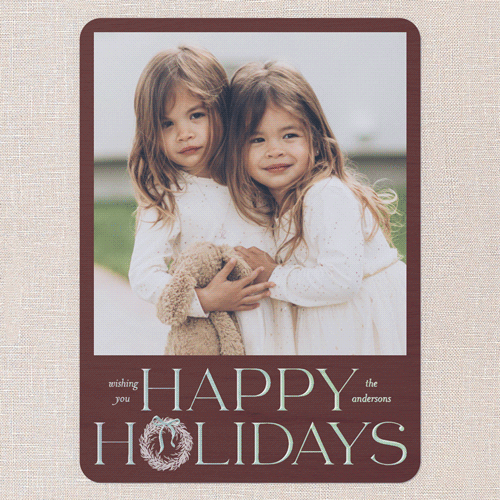 Christmas Cards With Wreath