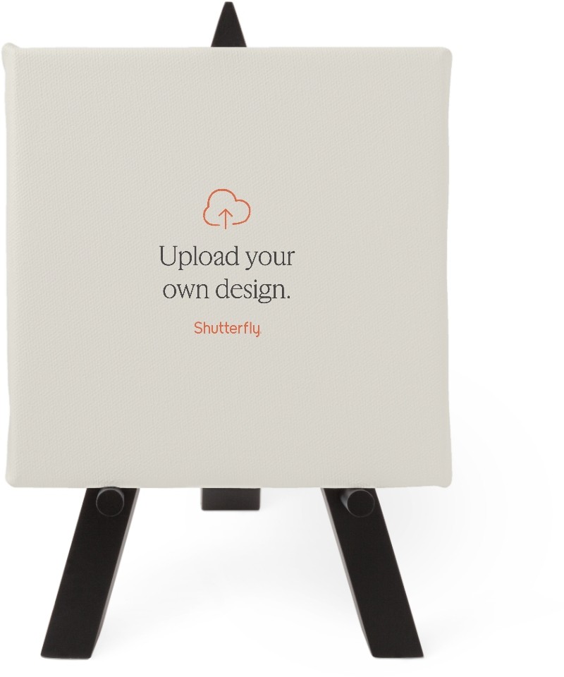 Upload Your Own Design Tabletop Canvas Print Upload Your Own Design 6x6 Multicolor Tabletop Canvas Print
