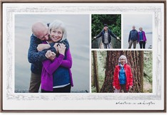 Brushed Border Collage Of Four