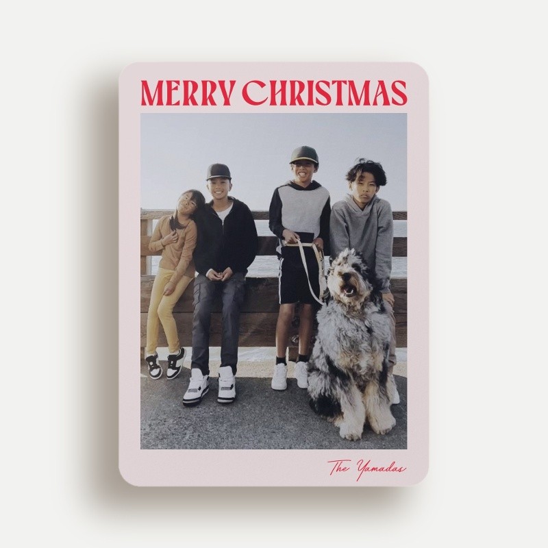 Bold Collage Holiday Card