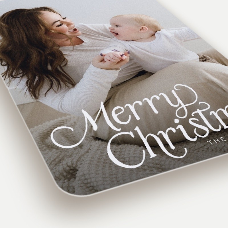 Swirled Merry Holiday Card