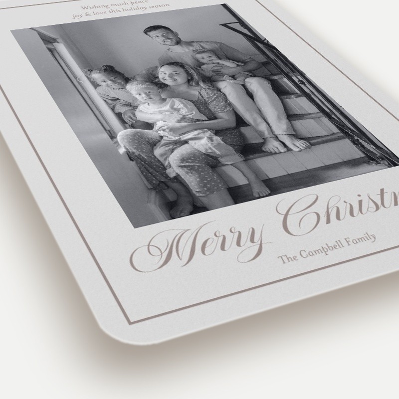 Elegant Frame Holiday Card