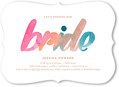 Brightly Colored Bridal