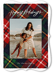 Plaid Photo Frame