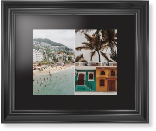Framed Prints: Gallery of Three Black Classic Curve Frame Black Top & Bottom Mat 11x14 3 Photos Shutterfly
