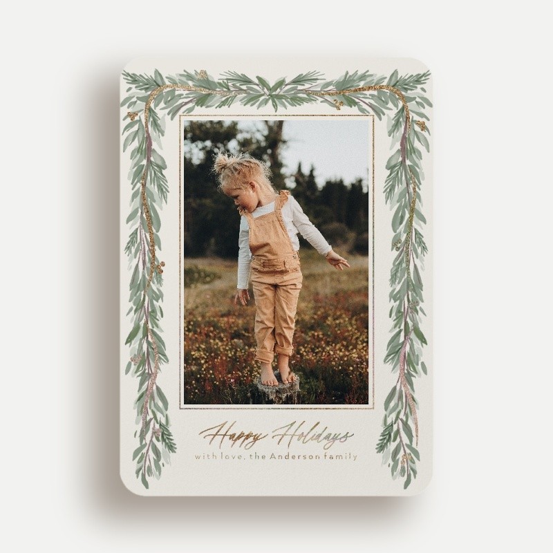 Pine Garland Frame