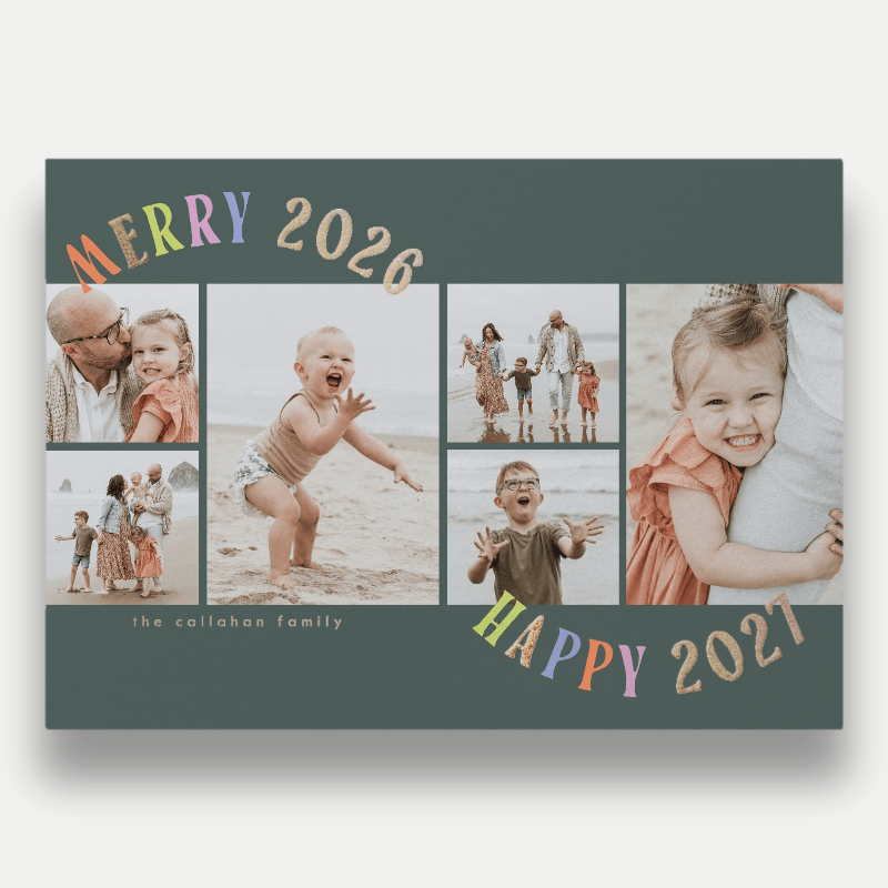 Playful Arch New Year's Card