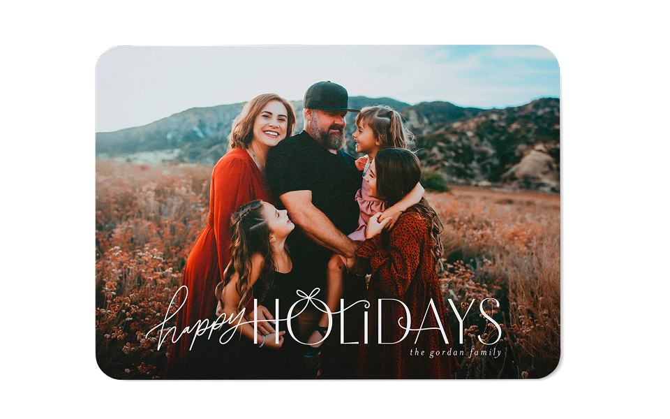 Aesthetic Deco Trifold Holiday Card