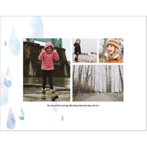 Watercolor Seasons 8x11 undefined  Wall Calendar