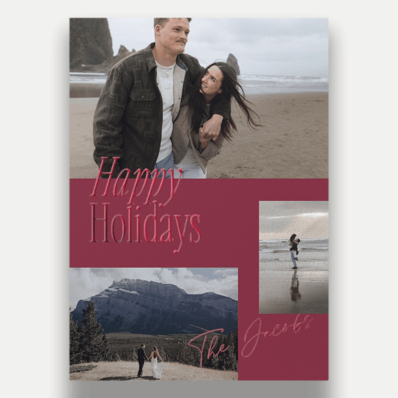 Statement Foil Holiday Card