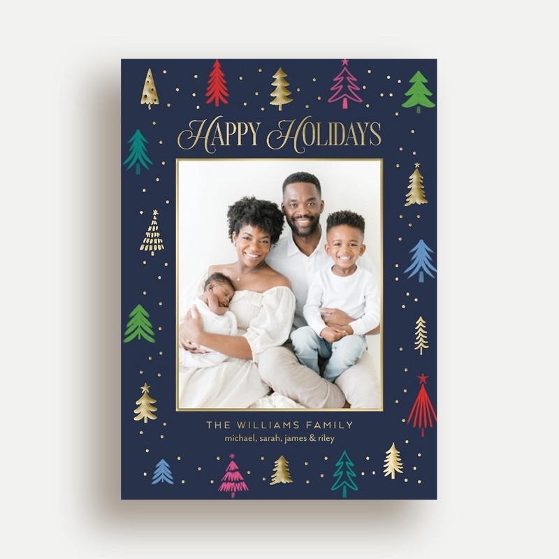 Festive Tree Border