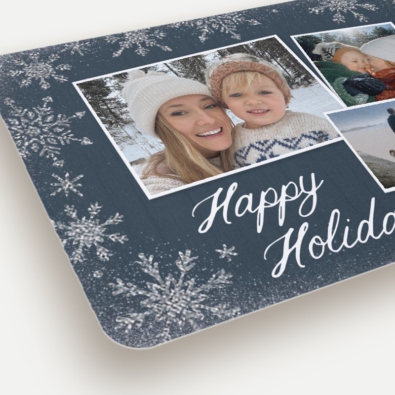 Snowflake Snapshots Holiday Card