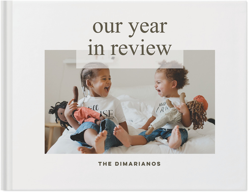 Modern Year In Review Photo Album