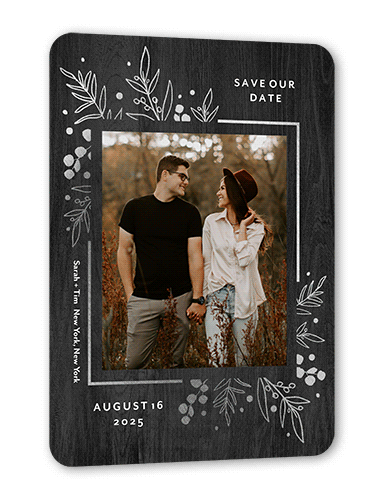 Unique Foil Wedding Save The Date Cards