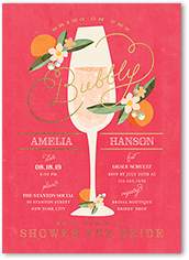 Sweet Nectarine 5x7 Foil Stamped