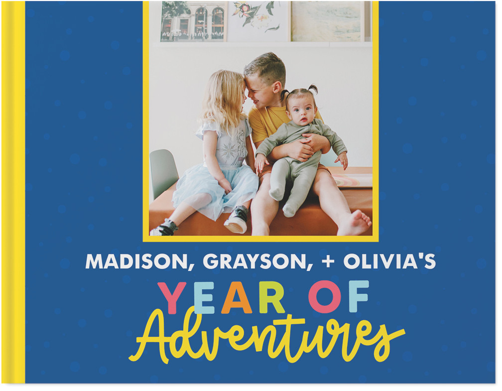 Bright and Bold Kids Year in Review by Sarah Hawkins Designs