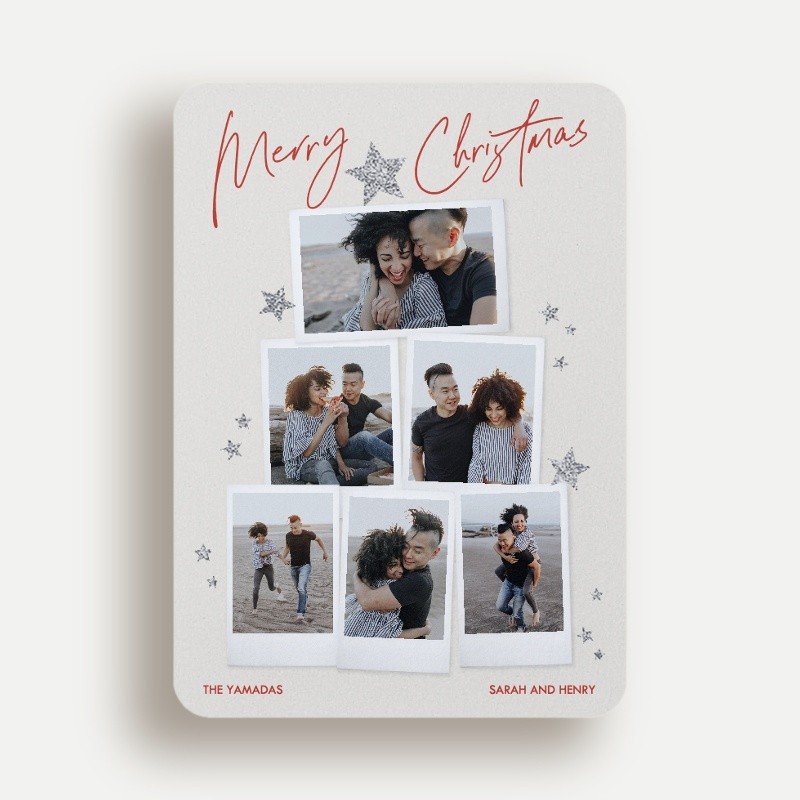 Starry Snapshots Holiday Card