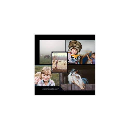 Simply Black Calendar 12x12 undefined  Wall Calendar