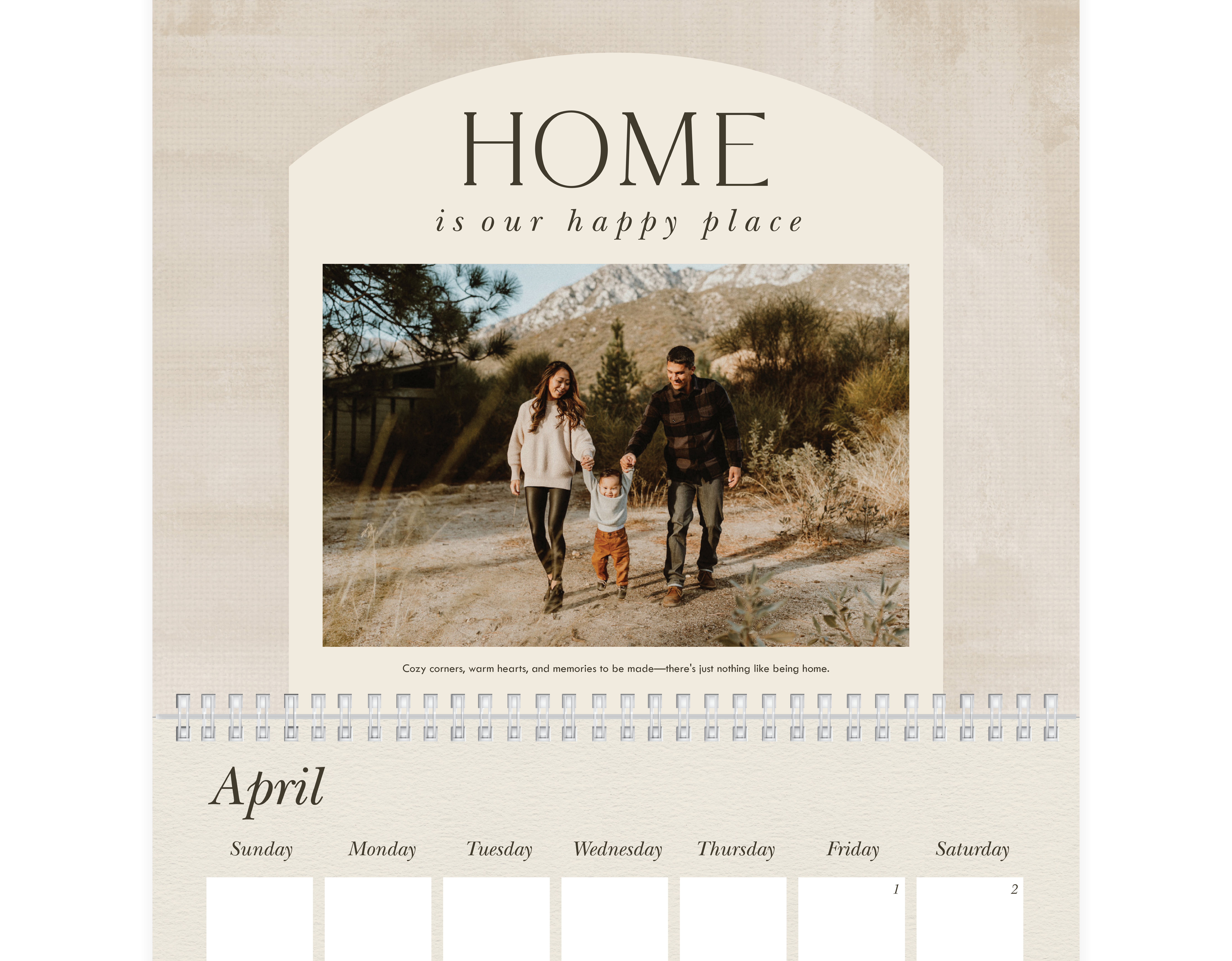 Soft Minimalist Calendar