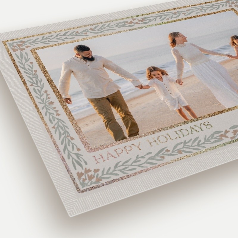 Botanical Vines Holiday Card