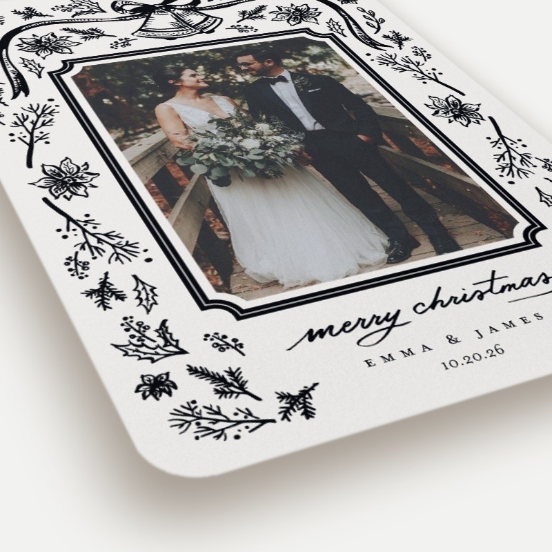 Ornate Bells Holiday Card