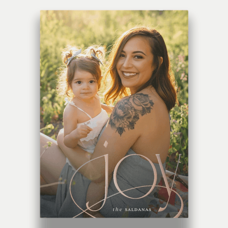 Beaming Joy Holiday Card