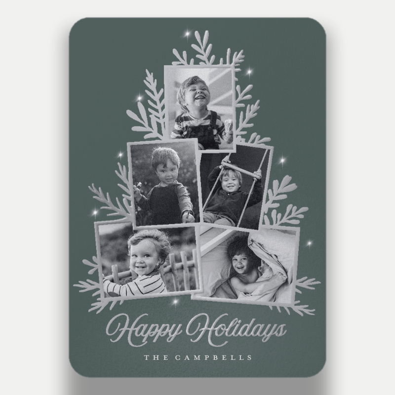 Sprig Tree Holiday Card