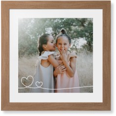 Double Heart Line Art