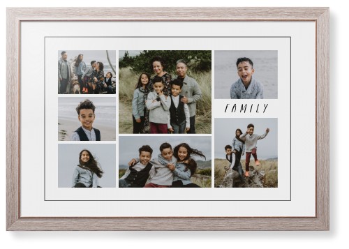 Rustic Picture Gallery Collage Of Seven