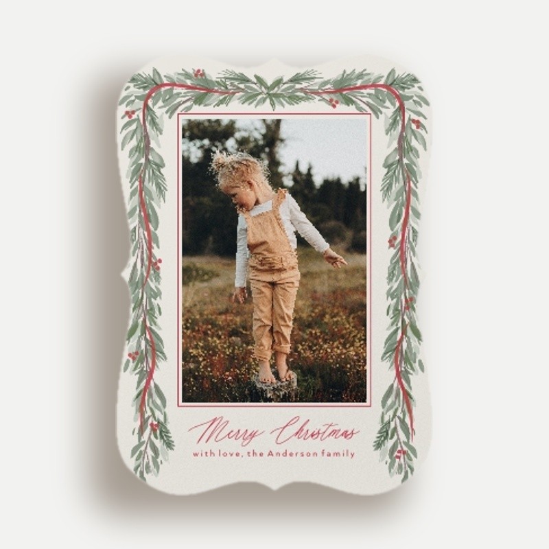 Pine Garland Frame
