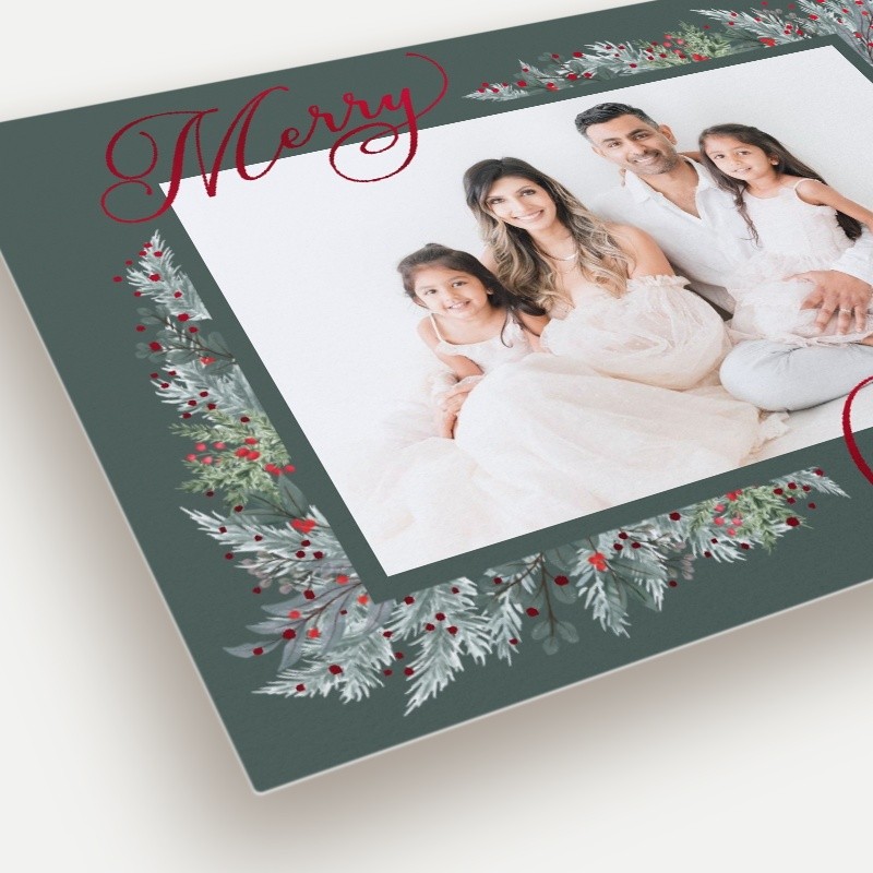 Wrapped Botanicals Holiday Card