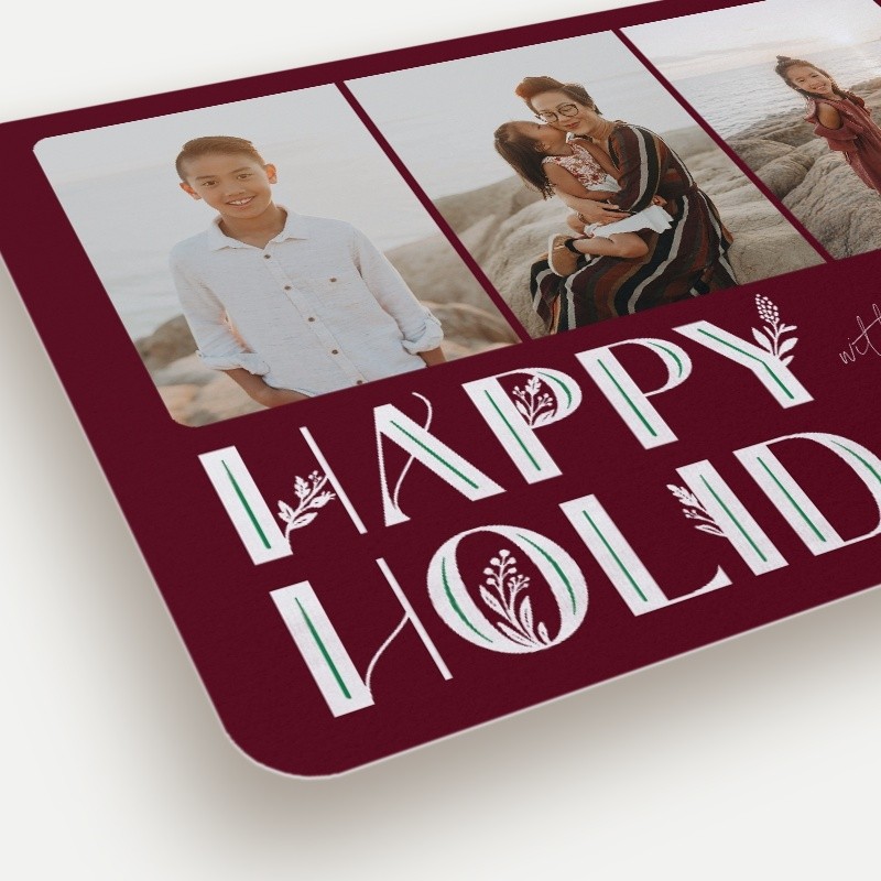 Deco Botanical Holiday Card
