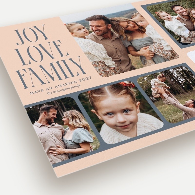 Modern Memories Holiday Card