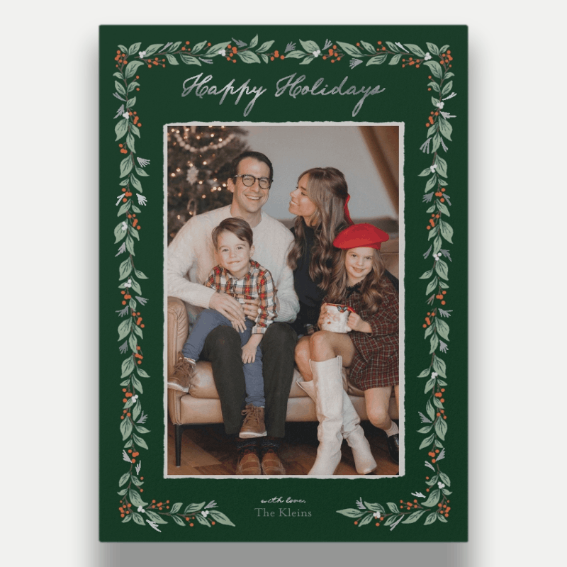 Botanical Frame Holiday Card