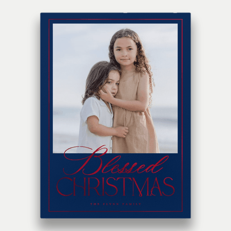 Refined Collage Holiday Card