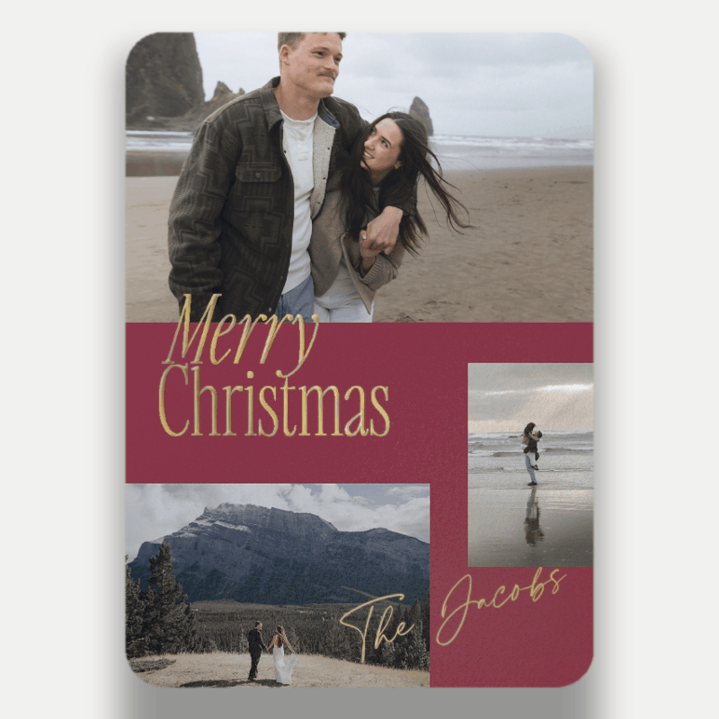 Statement Foil Holiday Card