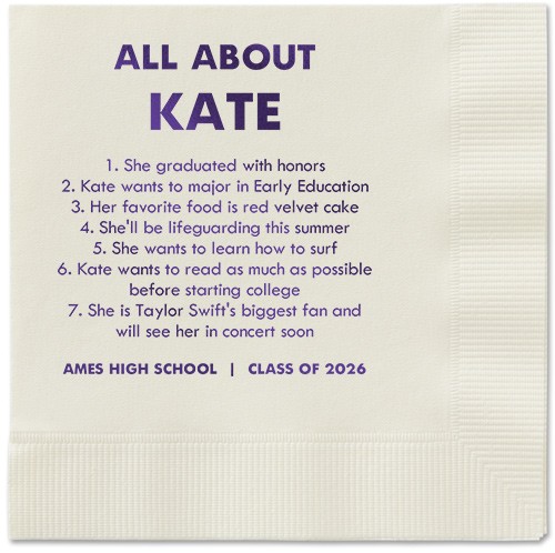 Custom Cocktail Napkins With Logo