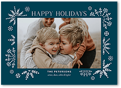 Editable Snowflake Frame