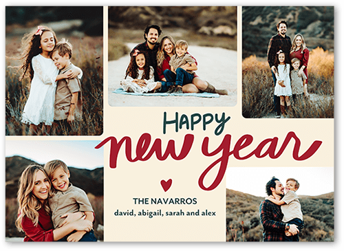 Loving Season 5x7 Beige  Holiday Card