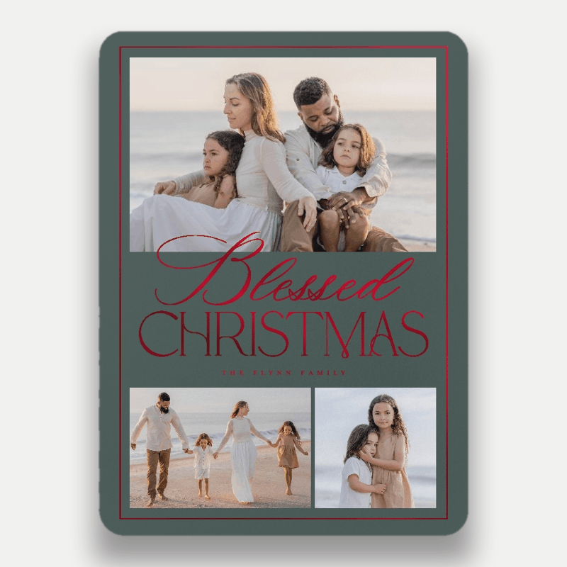 Refined Collage Holiday Card